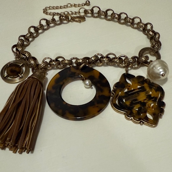 Chico's Textured Gold Necklace - Picture 3 of 3